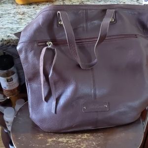Brown lucky Brand letter purse